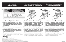 Notice Master Lock 485 Accessoire pour vanne industrielle