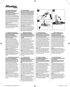 Notice Master Lock 4360 Cadenas de sécurité