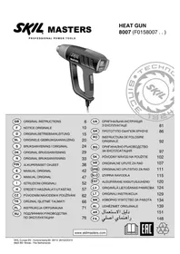 Notice SKIL Masters 8007MA Pistolet thermique