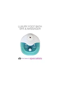 Notice RIO FTBH5 Bain de pieds