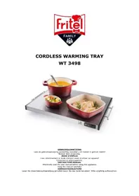 Notice FRITEL WT 3498 XXL Chauffe-Plats