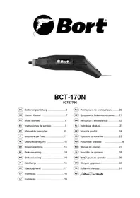 Notice Bort BCT170N Електричний обертовий інструмент