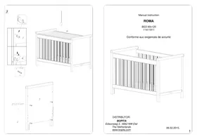 Notice Bopita ROMA Lit bébé