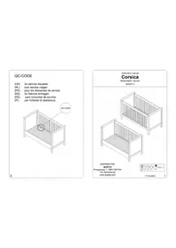 Notice Bopita CORSICA Lit bébé