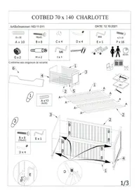 Notice Bopita CHARLOTTE Lit bébé