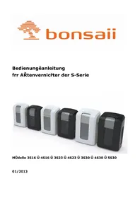 Notice Bonsaii 4S30 Destructeur de document