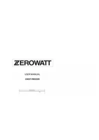 Notice ZEROWATT ZMCH 300 Gefrierschrank