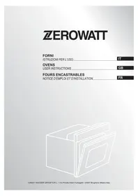 Notice ZEROWATT ZFFS200NXE Oven