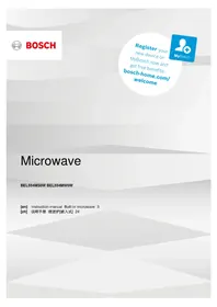 BOSCH BEL554MW0W - Micro-ondes
