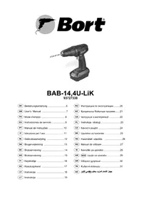 Notice Bort BAB14.4ULIK Perceuse