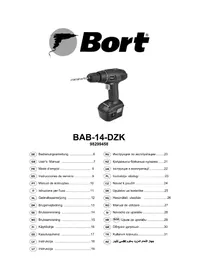 Notice Bort BAB14DZK Perceuse
