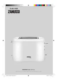 Notice ZANUSSI ZAT1250 Grille pain