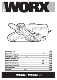 Notice WORX WX661.1 Ponceuse