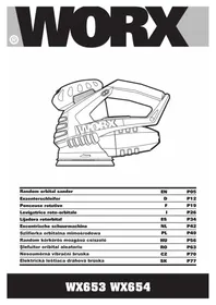Notice WORX WX654 Ponceuse