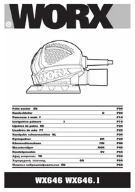 Notice WORX WX646.1 Ponceuse