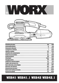 Notice WORX WX641 Ponceuse