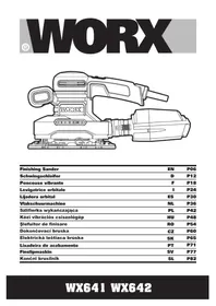Notice WORX WX642 Ponceuse