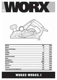 Notice WORX WX623.1 Rabot