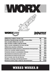 WORX WX523.9 - Såg
