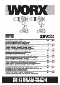 WORX WX367.9 - Vrtalnik