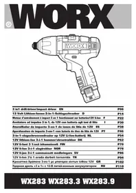 Notice WORX WX283.9 Matkap