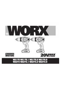 WORX WX175.2 - Vrtačka
