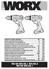 Notice WORX WX166 Matkap