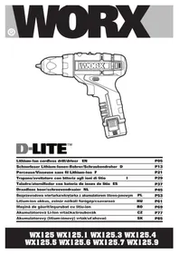 WORX DLite WX125.6 - Vrtačka