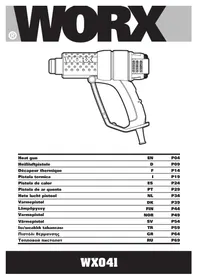 Notice WORX WX041 Pistolet thermique