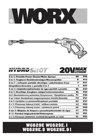 Notice WORX WG629E.91 Nettoyeur haute pression