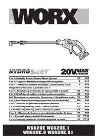 Notice WORX WG629E.1 Nettoyeur haute pressio