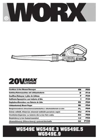 WORX WG594E.3 - Blower