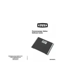 Notice Xavax SELINA Balance