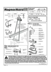 Notice Yakima RAPTORAERO Bike rack