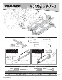 Notice Yakima HOLDUP EVO +2 Porte-vélo