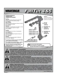 Notice Yakima FULLTILT 5 Porte-vélo