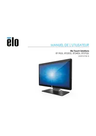 Notice ELO 1902L Moniteur