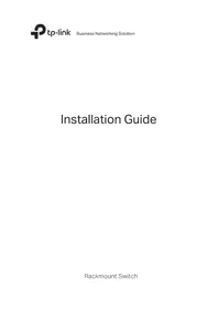 Notice TP-LINK TLSG1024D Schalter