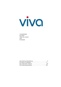 Notice VIVA VVK26R36E0 Cooker