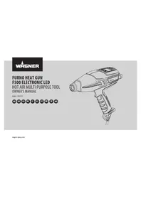 Notice WAGNER FURNO F500 Heat gun