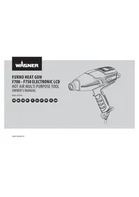 Notice WAGNER FURNO F700 Heat gun