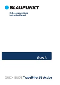 Notice BLAUPUNKT TRAVELPILOT 55 ACTIVE GPS