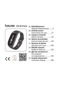 Notice BEURER AS 95 Podomètre