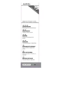 Notice AURIOL IAN 285520 Relógio