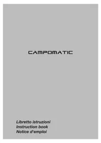 Notice Campomatic D862L Sèche-linge