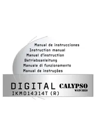 Notice Calypso K5741 Relógio
