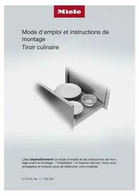 Notice MIELE ESW 7020 Chauffe plat