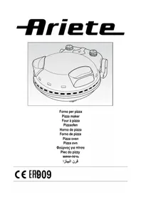Notice ARIETE 909 Piec do pizzy