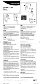 Notice Busch + Müller LUMOTEC IQ EYRO Lampe vélo