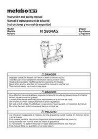 METABO N3804A5 - Grapadora